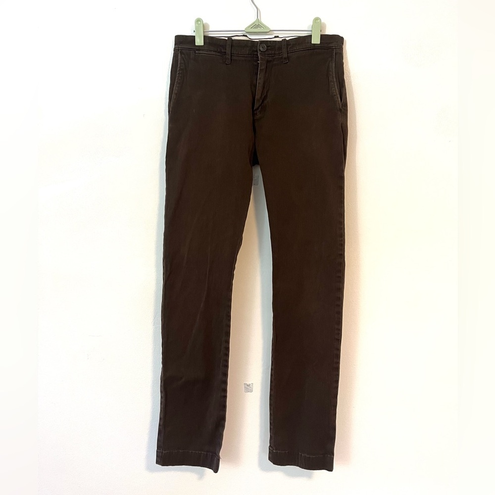 J.Crew Men’s Stretch Chino Pant Brown W30 L32